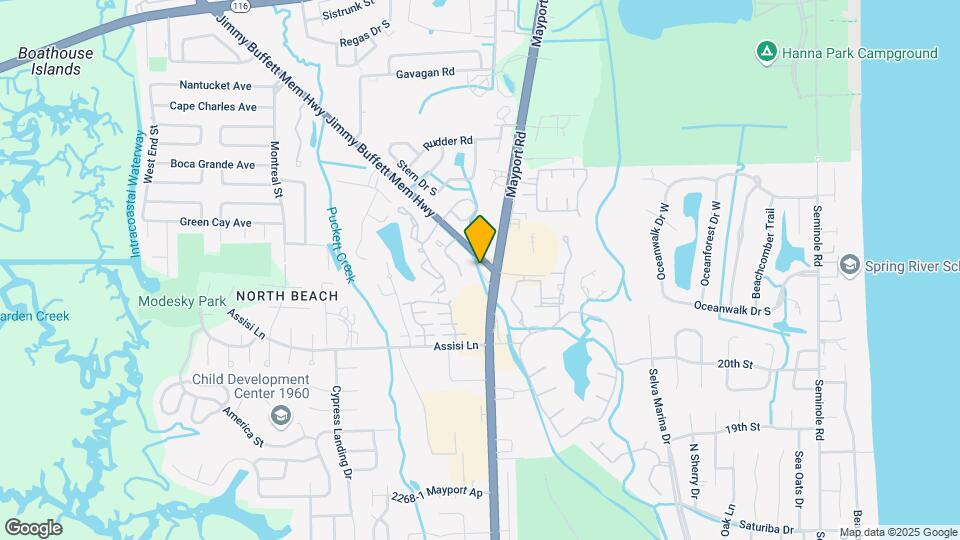 Lakes of Mayport Map and Location Details