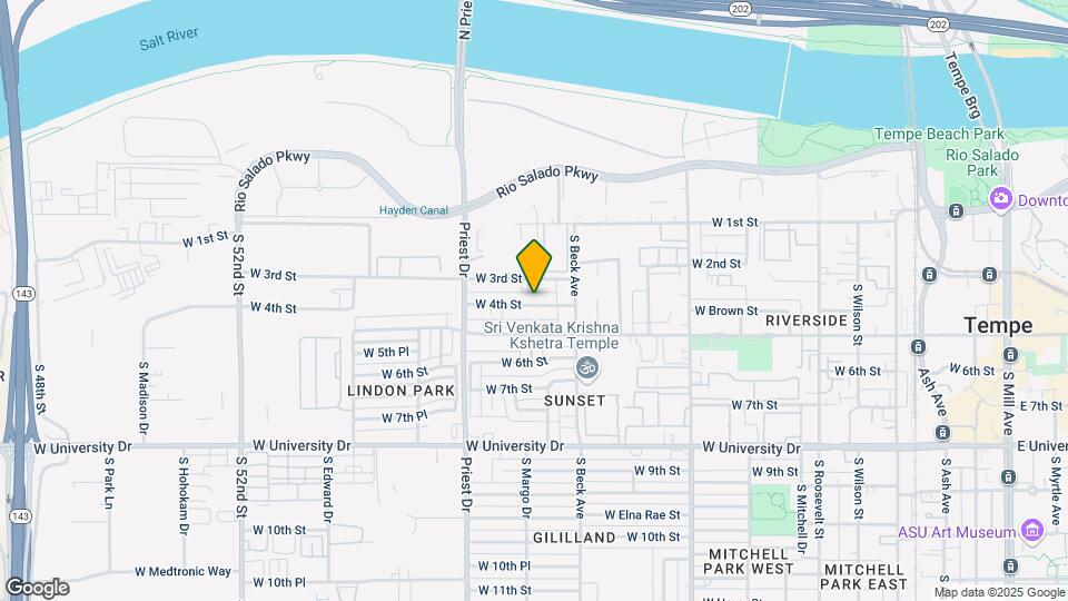 1234 W 4th St Map and Location Details
