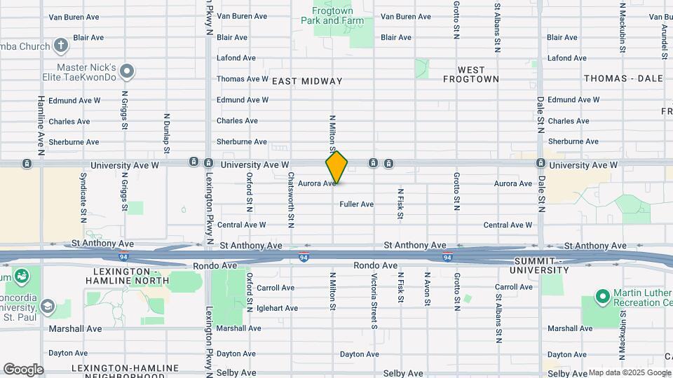 916 Aurora Ave Map and Location Details