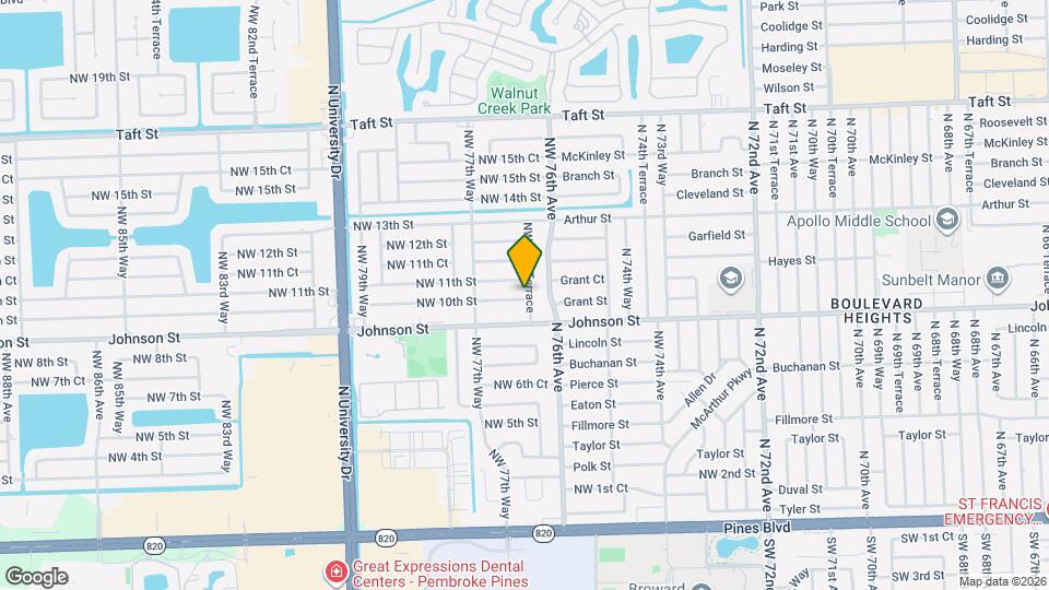 1000 N 76th Ave Map and Location Details