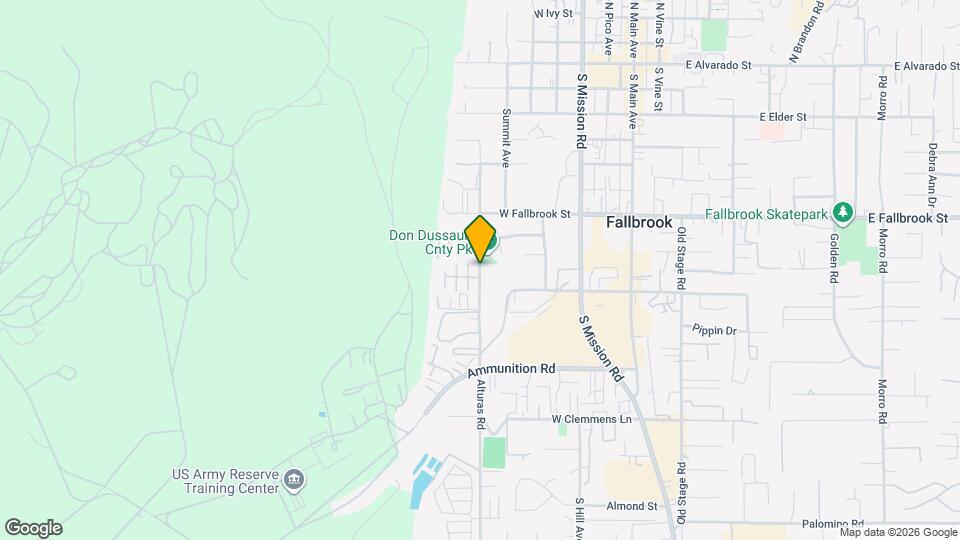 Fallbrook View Apartments Map and Location Details