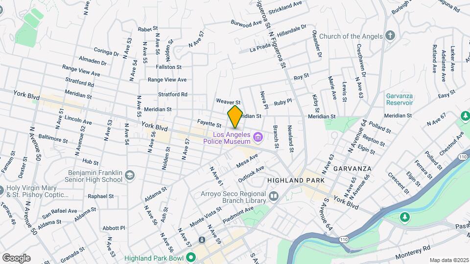 5922 Fayette St Map and Location Details