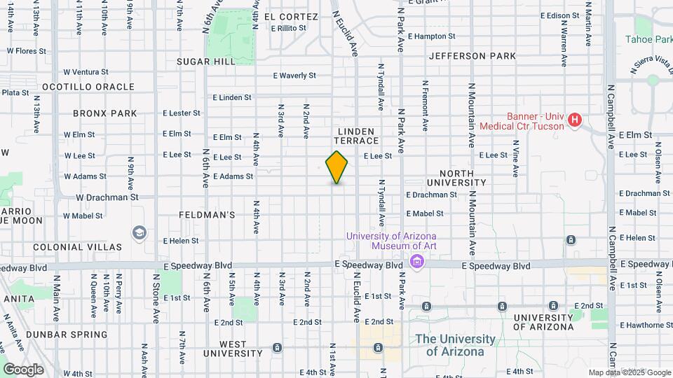 1412 N 1st Ave Map and Location Details