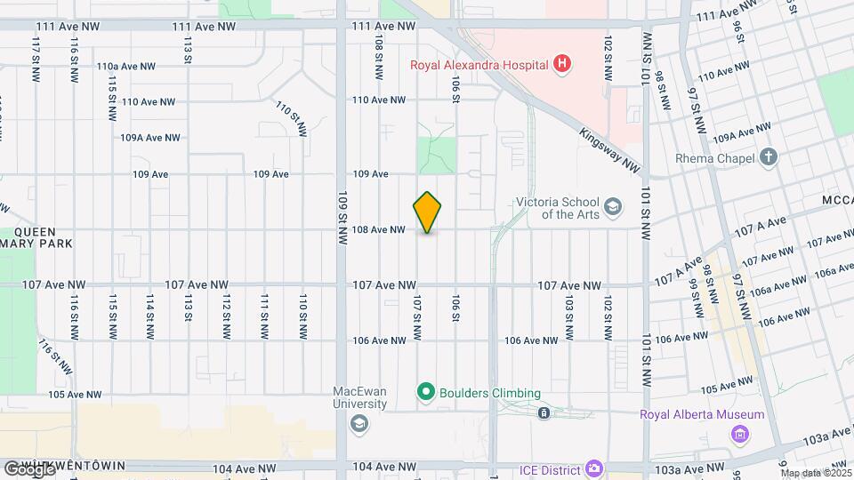 10743 107th St NW Map and Location Details