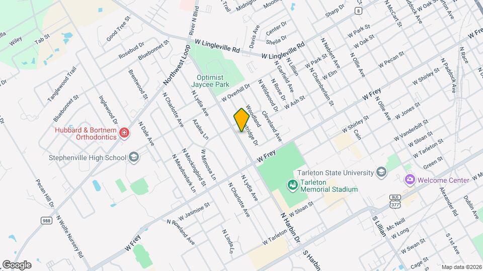 1011 N Harbin Dr Map and Location Details