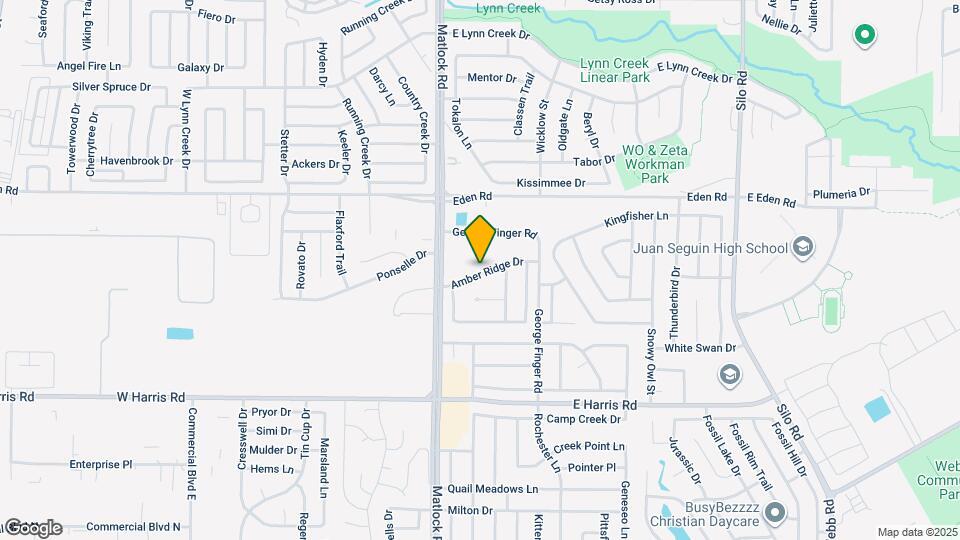 201 Amber Ridge Dr Mapa y Detalles de la Ubicación