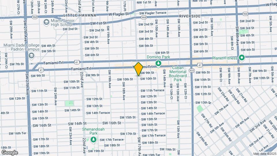 1687 SW 10th St Map and Location Details