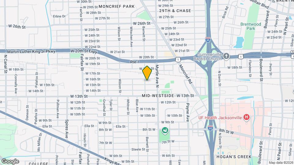 1359 W 15th St Map and Location Details