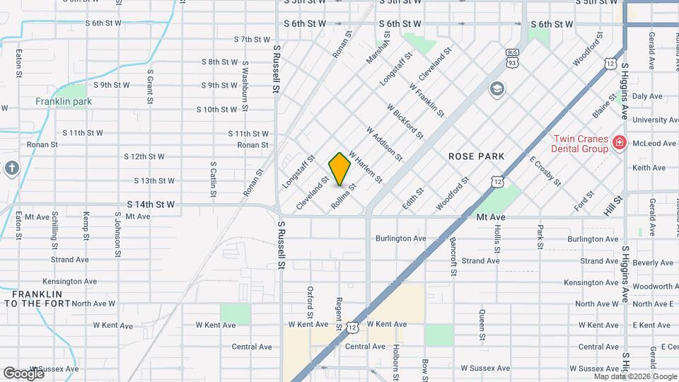 201 Knowles St Map and Location Details