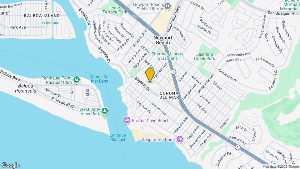 2700 Bayside Dr Map and Location Details