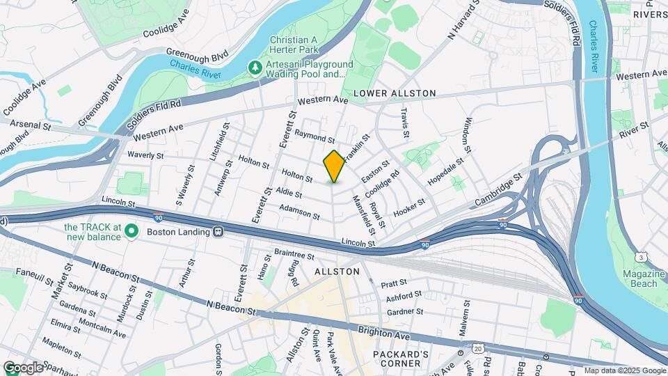 97 Franklin St, Unit 2 Map and Location Details