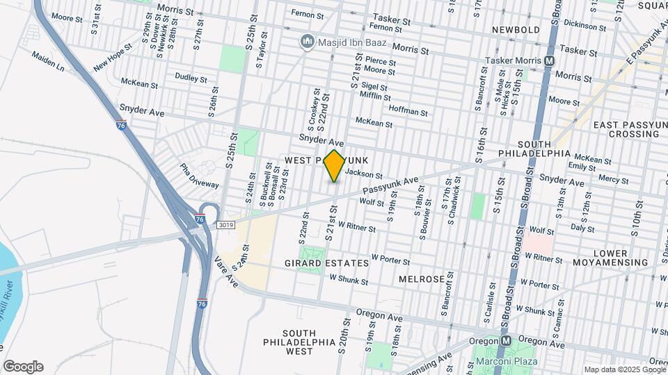 2230 S 21st St Map and Location Details