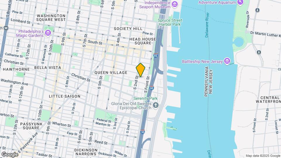 129 Catharine St Mapa y Detalles de la Ubicación