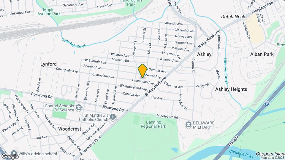 19 Champlain Ave Map and Location Details