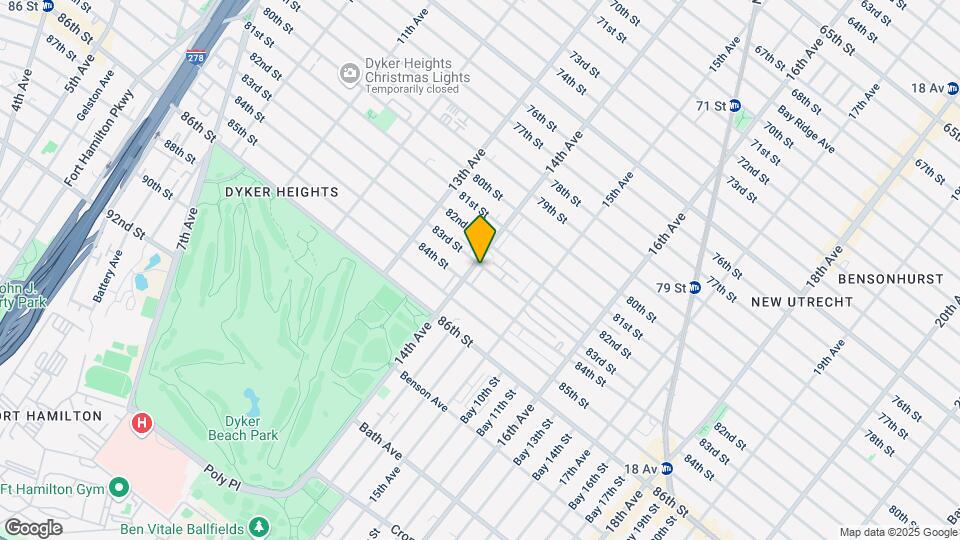 8303 14th Ave Mapa y Detalles de la Ubicación