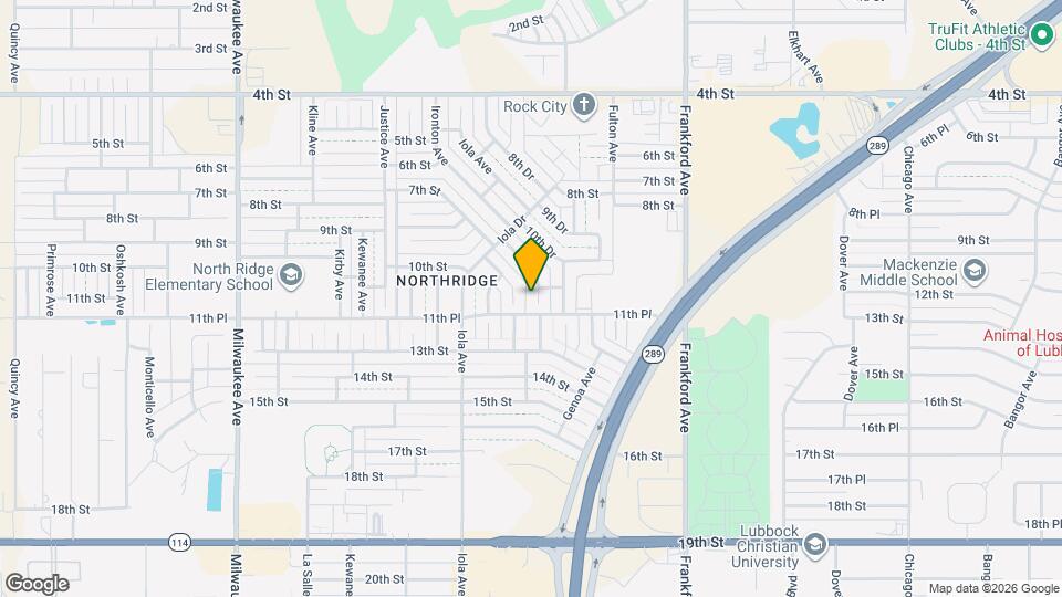 1104 Homestead Dr Map and Location Details