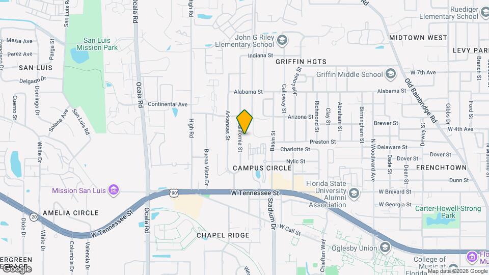 809 California St Map and Location Details