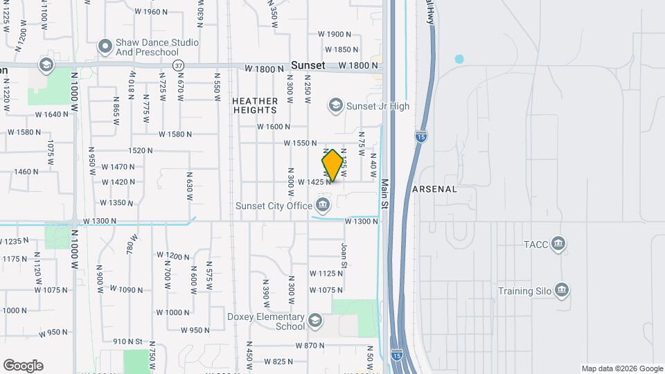 183 W 1425 N Map and Location Details
