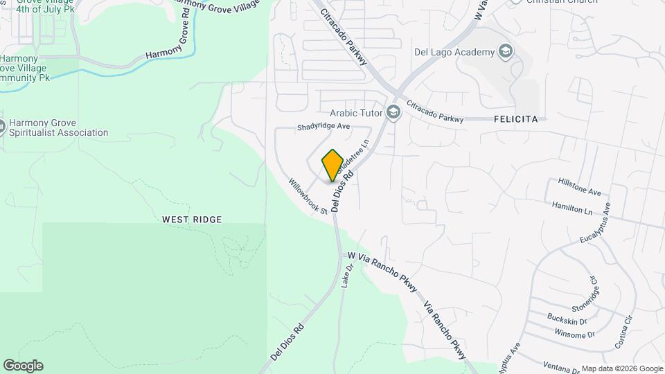 2174 Shadetree Ln Map and Location Details