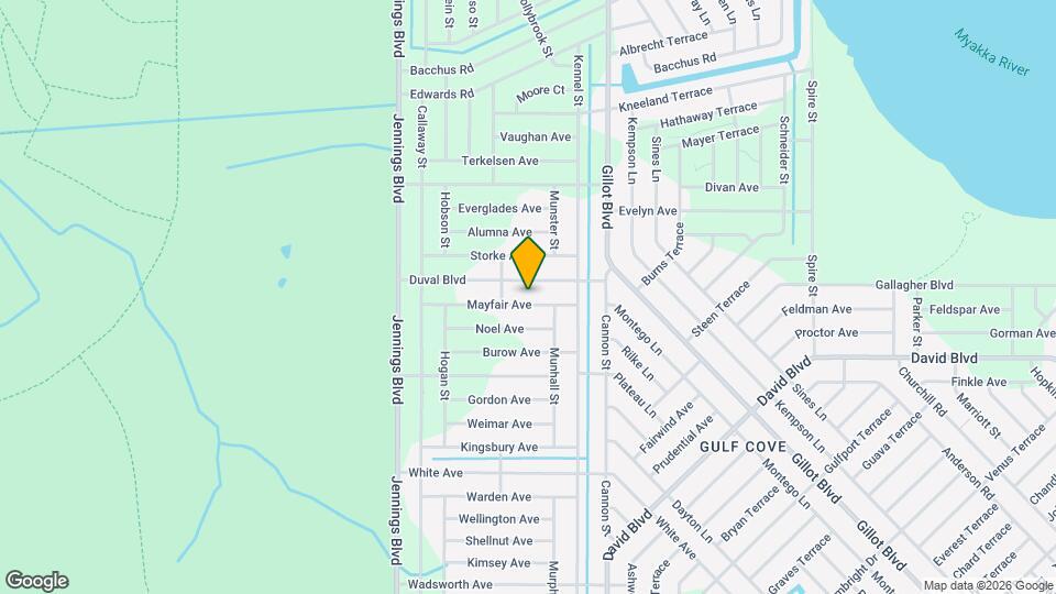 12168 Mayfair Ave Map and Location Details
