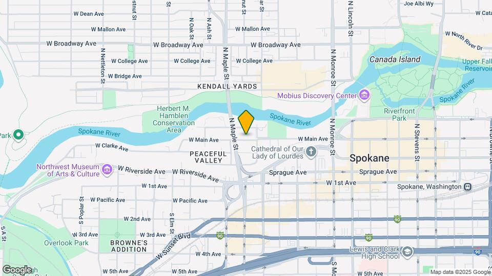 1420 W Main Ave Map and Location Details