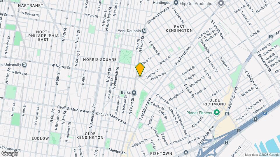 2102 Berges St Map and Location Details