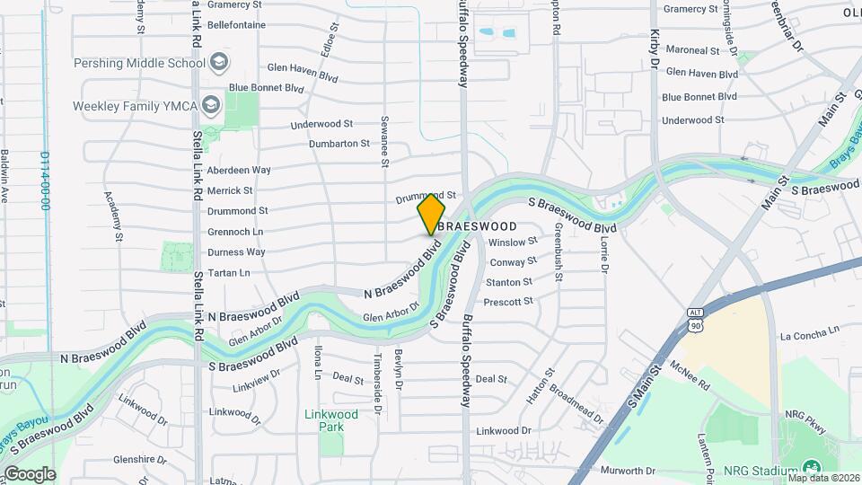 3310 N Braeswood Blvd Map and Location Details