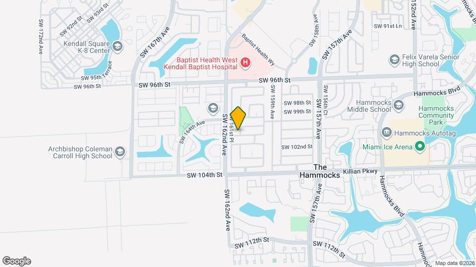 10042 SW 161st Ave Map and Location Details