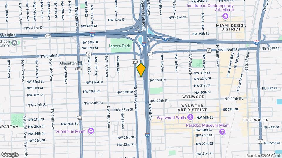 631-645 NW 32nd St Map and Location Details