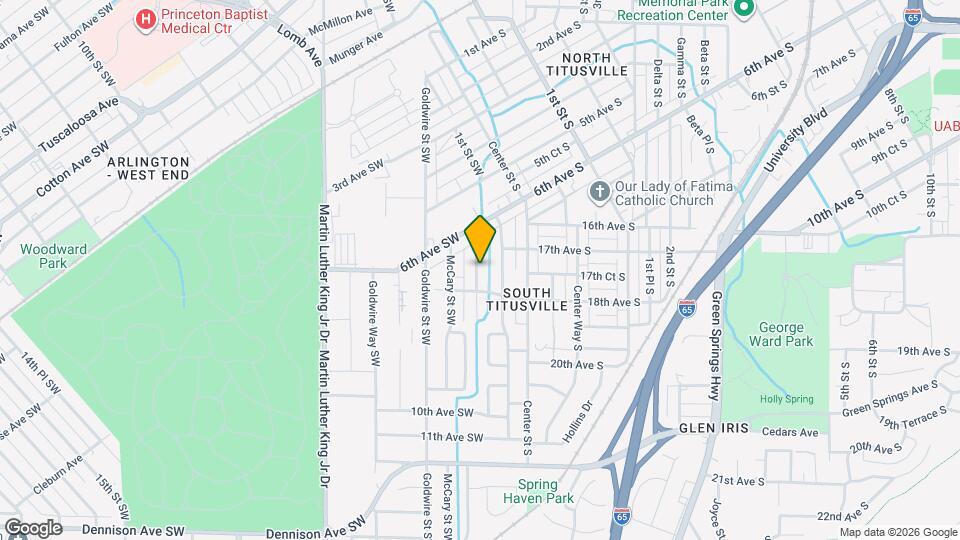 641 Center Way SW Map and Location Details