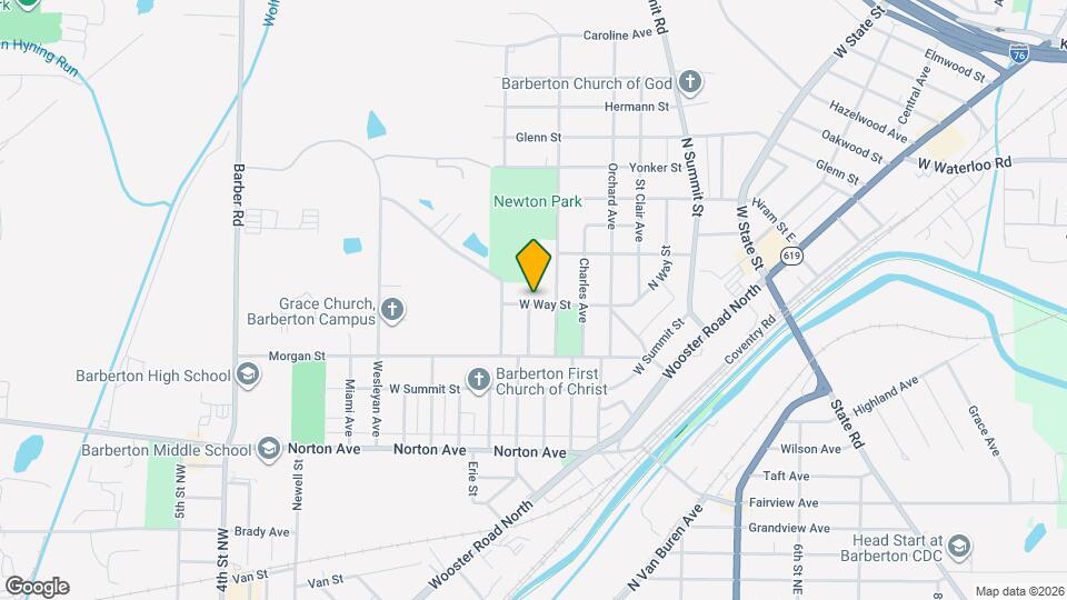 221 W Way St Map and Location Details