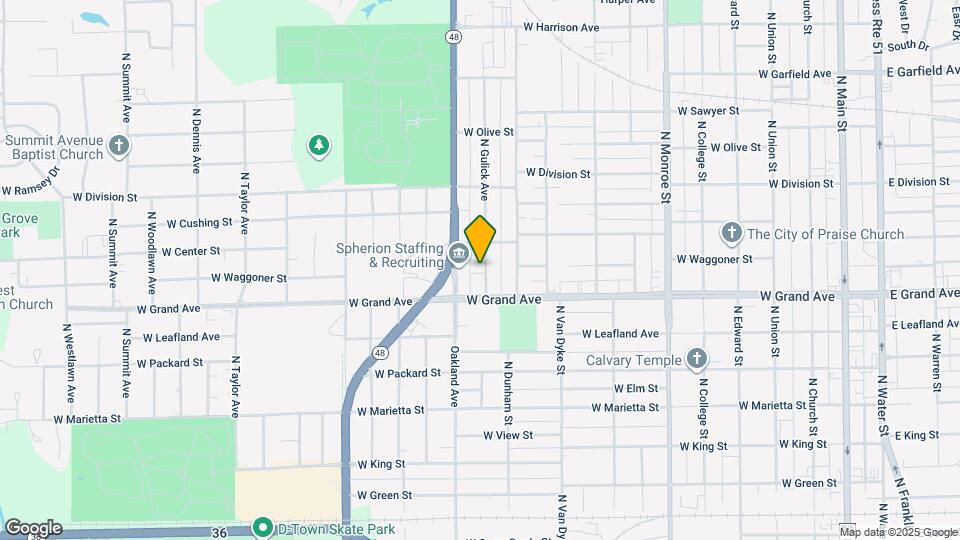1343 N Gulick Ave Map and Location Details