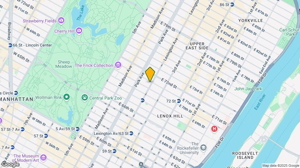 972 Lexington Ave Map and Location Details
