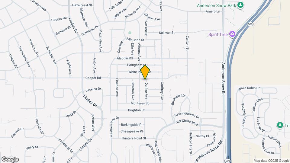 1093 Dunlap Ave Map and Location Details