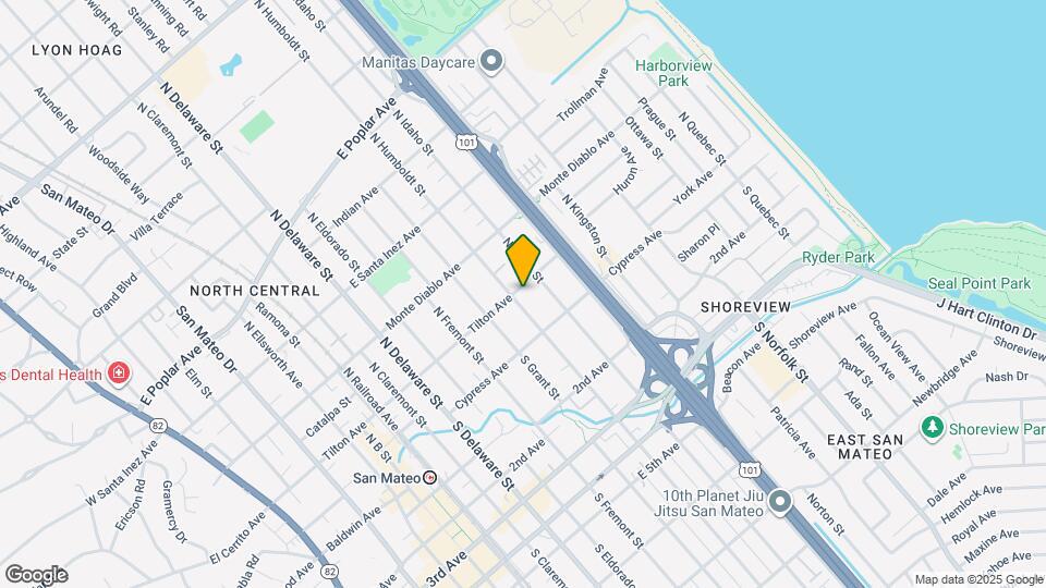 1000-1006 Tilton Ave Map and Location Details