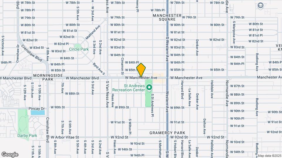 1950 Manchester Ave Map and Location Details