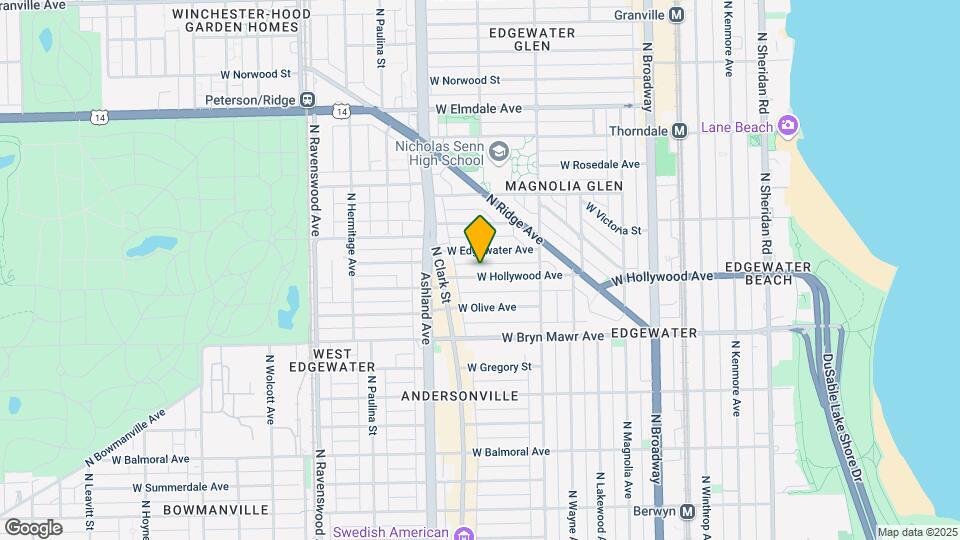 1500 W Hollywood Ave, Unit 1 Bed Map and Location Details