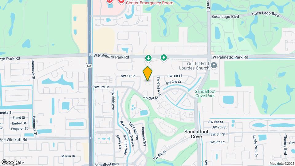22222 SW 62nd Ct Map and Location Details