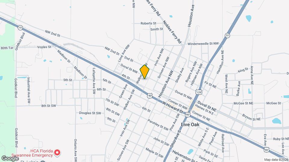 202 Irvin Ave NW Map and Location Details