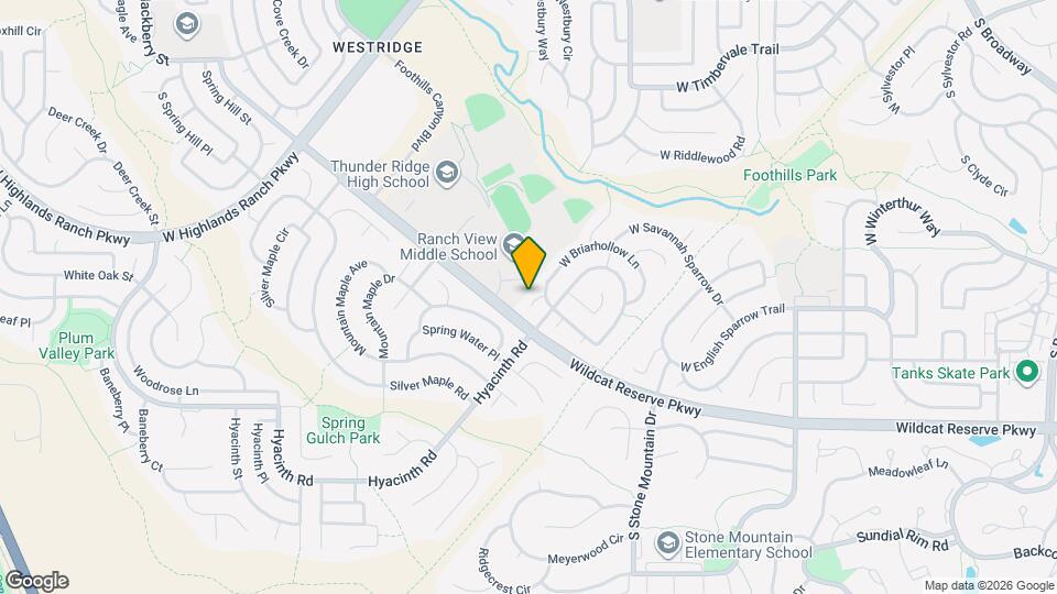10263 S Cedaridge Ct Map and Location Details