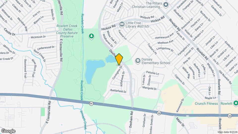 6213 Covington Dr Mapa y Detalles de la Ubicación