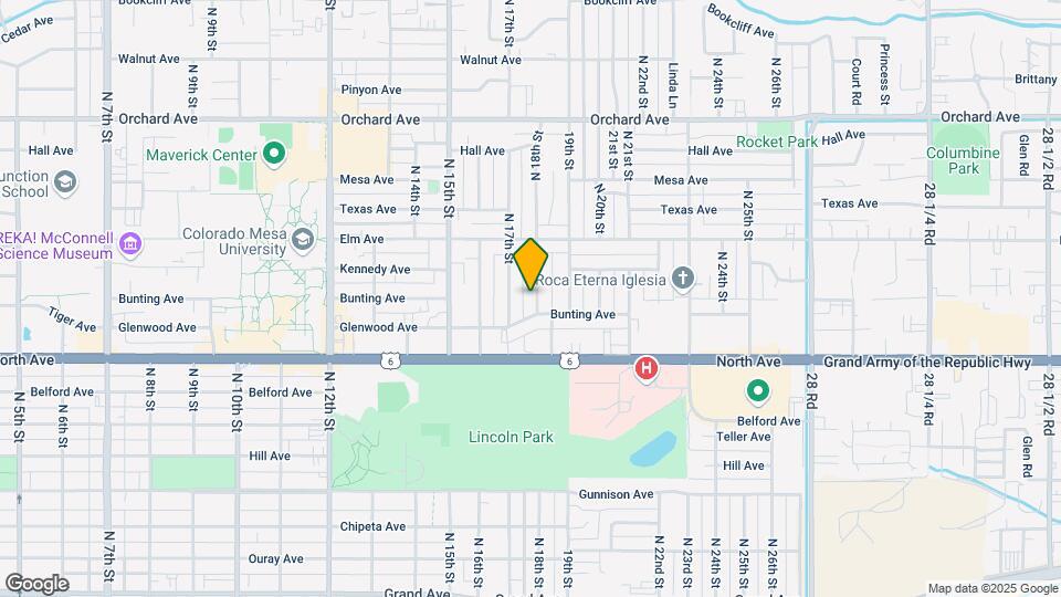 1323 N 18th St Map and Location Details