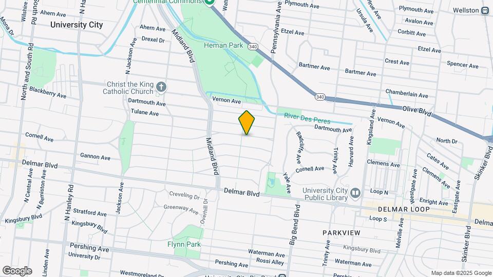 7050 Amherst Ave Map and Location Details