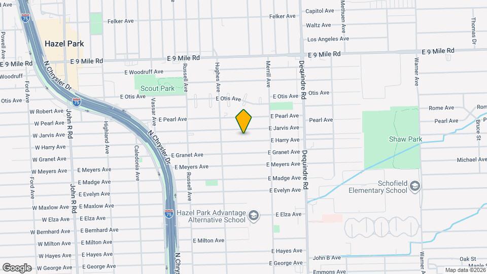 1511 E Harry Ave Map and Location Details