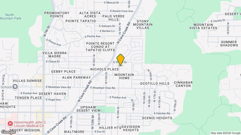 10025 N 14th St Map and Location Details