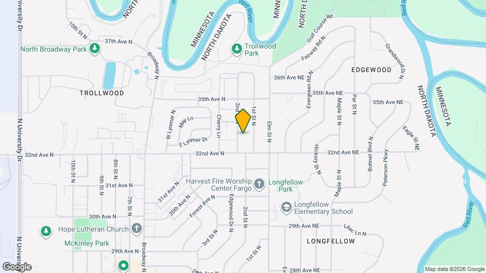 3225 2nd St N, Unit Upper Unit Map and Location Details