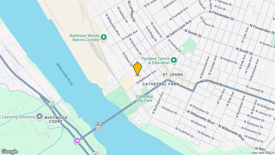 8820 N Edison St Map and Location Details