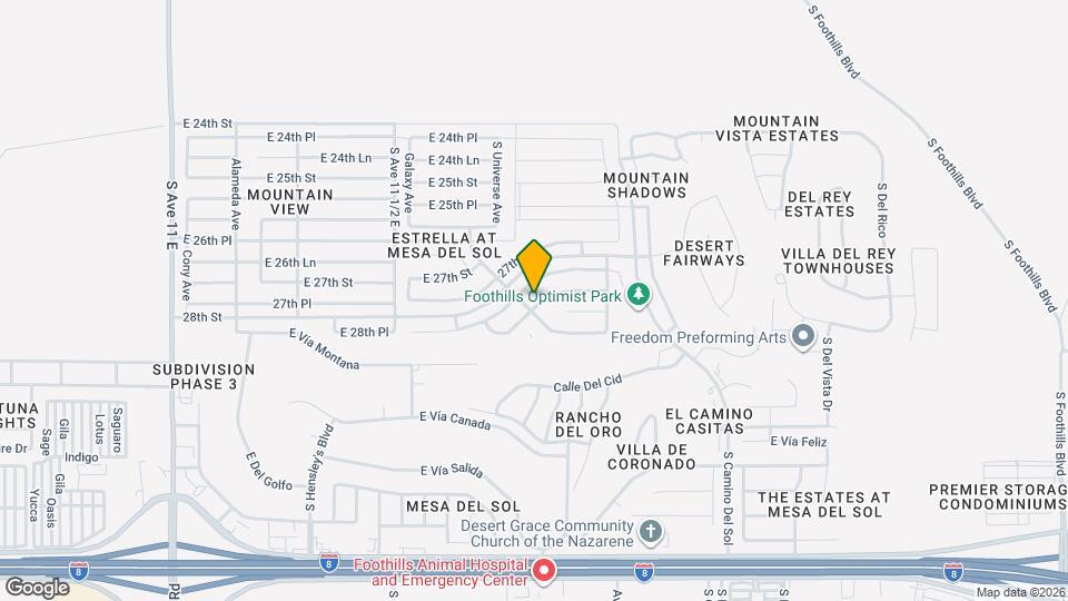 11756 E Omega Ln Mapa y Detalles de la Ubicación