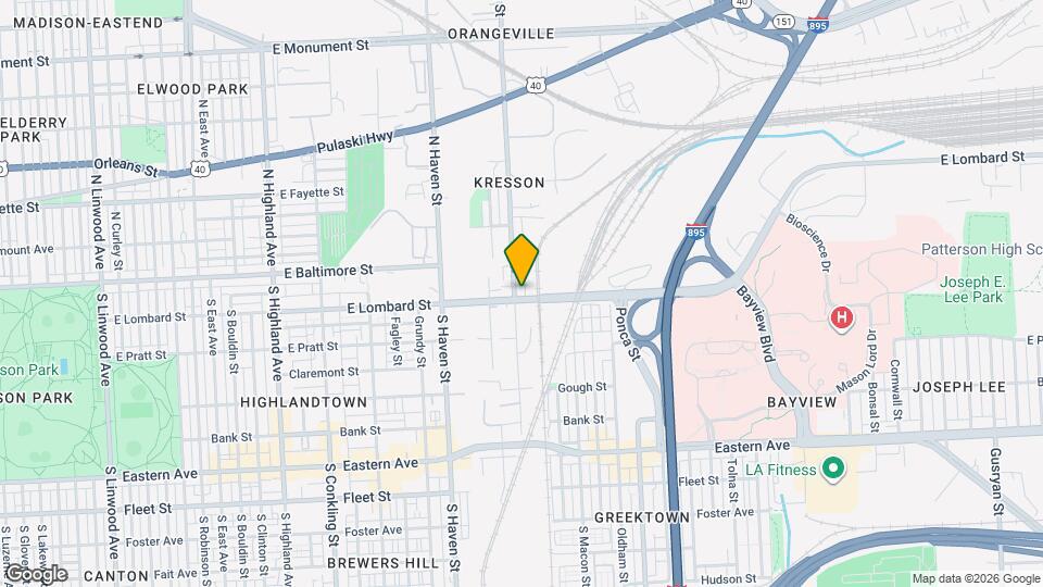 49 S Kresson St Mapa y Detalles de la Ubicación