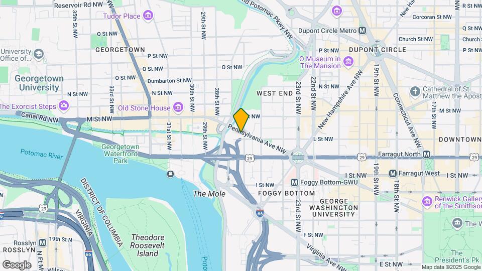 2600 Pennsylvania Ave NW Mapa y Detalles de la Ubicación